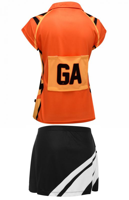 NETBALL BIBS SET T-SHIRT & SKORT-N1314YBO