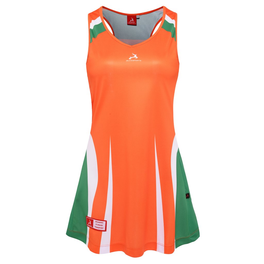 NETBALL A-LINE DRESS-N11OWG