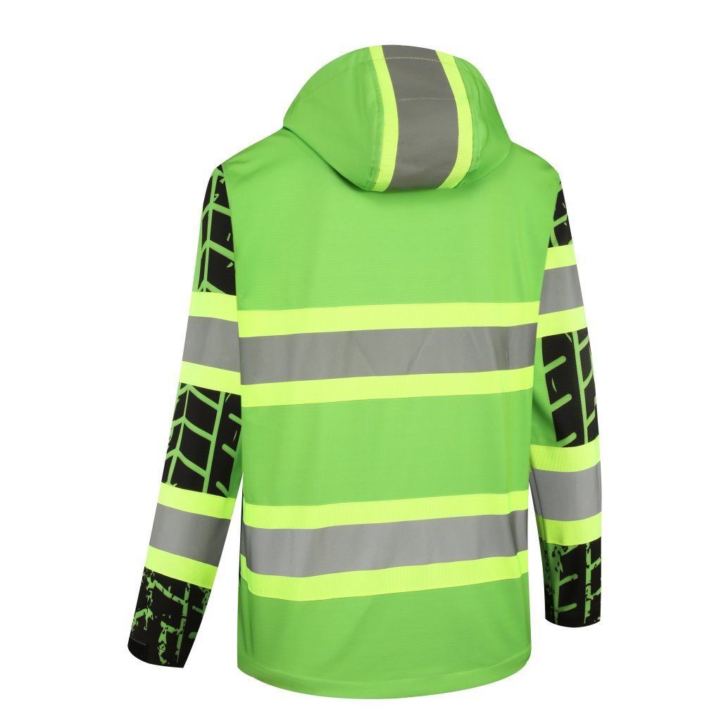 STAFF WORK WEAR SOFTSHELL-HI VIS JACKET-L05SC17