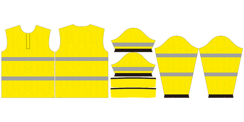 safety work wear design layout