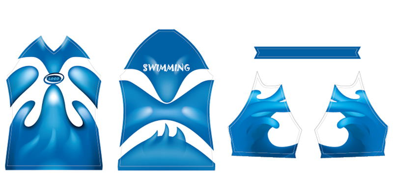 swimming team wear layout