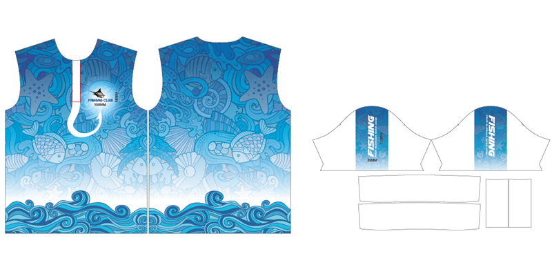 fishing team wear 2022 layout